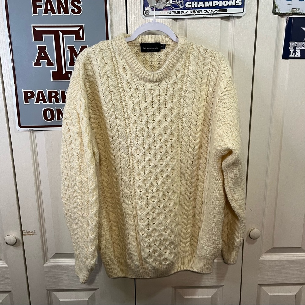 Rue Saint-Patrick Men’s Wool Sweater